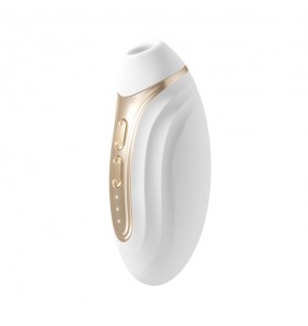 MizzZee - White Joylight Smart Dual Vibrator (Smart APP Model - Chargeable)